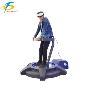 VR-Schaukelmaschine   Kompakter VR-Simulator mit vibrierender Plattform, 22-Zoll-Touchscreen, 100+ VR-Videos