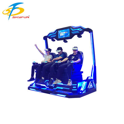 9D VR 3-Sitzes Kino   Multi-Person Immersive VR Theater mit 100+ Filmen & 15 interaktiven Spielen, Deepoon VR Brille