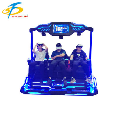 9D VR 3-Sitzes Kino   Multi-Person Immersive VR Theater mit 100+ Filmen & 15 interaktiven Spielen, Deepoon VR Brille