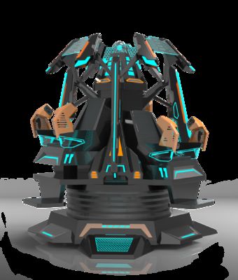 Fun Star Tower 3-Sitzer VR-Kino-Simulator | Exklusives 9-DOF-Motion-Design, 360°-Anzeige, Multi-Spezialeffekte, DPVR-Brille & 3-Spieler-Immersive-Fahrt – SKYFUN Hersteller