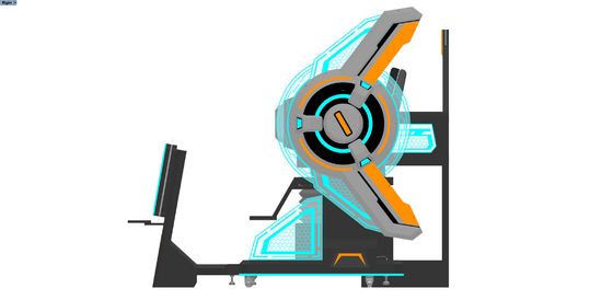 FUN Kino 4-Sitzer VR-Kino-Simulator | Multi-Player 9D VR Motion Ride mit großem Frontbildschirm, Spleißdesign, DPVR-Brille & dynamischen Spezialeffekten – SKYFUN Hersteller