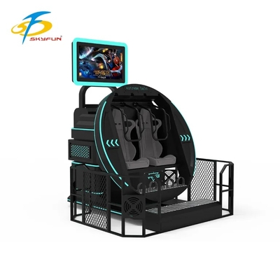 SKYFUN 360° Full-Rotation VR Motion Simulator Ride. Ein immersiver virtueller Realitätstuhl mit dynamischer Plattform, AR/VR Spielinhalt, 4K Headset, Motion Tracking, haptischem Feedback und Multiplayer-Unterstützung.